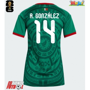 México Armando Gonzalez #14 Primera Equipación Mujer Mundial 2026 Manga Corta